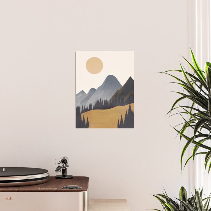 Minimalistic Landscape VI Poster Gallery Image 2