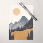 Minimalistic Landscape VI Wrapping Paper Gallery Image 1