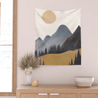 Minimalistic Landscape VI Wall Tapestry Gallery Image 2