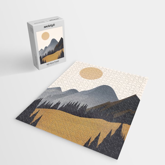 Minimalistic Landscape VI Jigsaw Puzzle Gallery Image 2