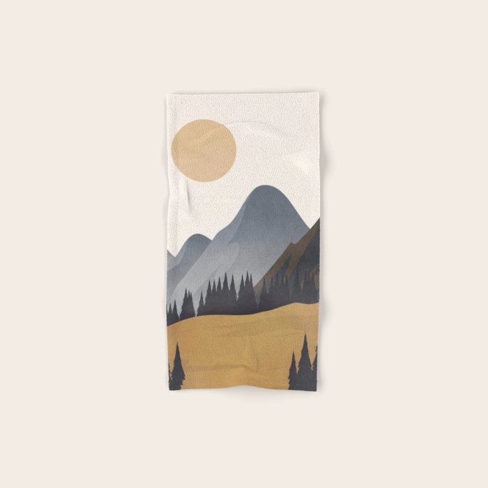 Minimalistic Landscape VI Bath Towel Gallery Image 1