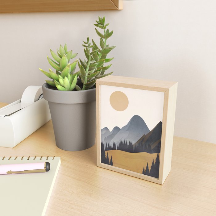 Minimalistic Landscape VI Mini Art Print Gallery Image 2