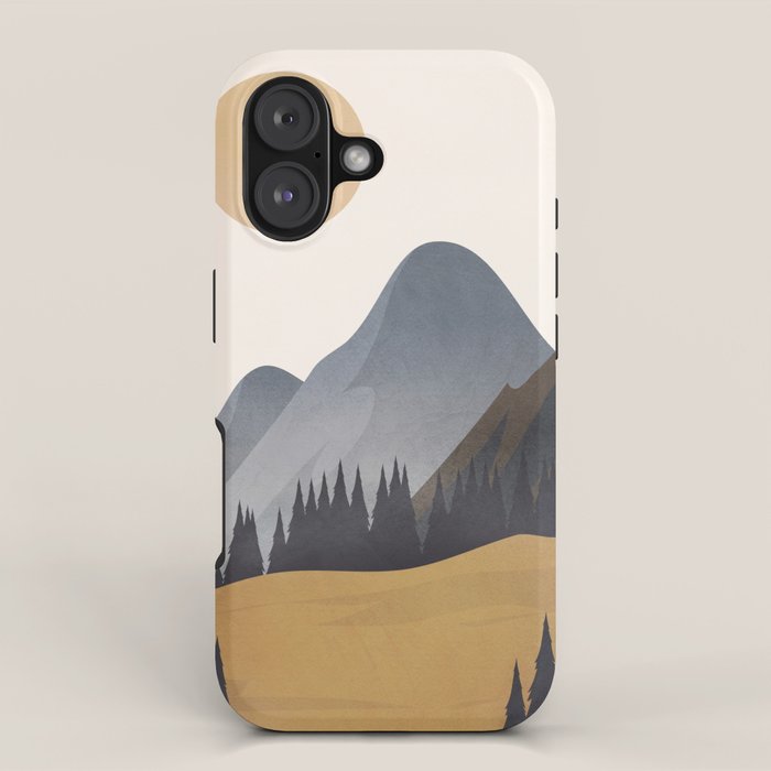 Minimalistic Landscape VI iPhone Case Gallery Image 1