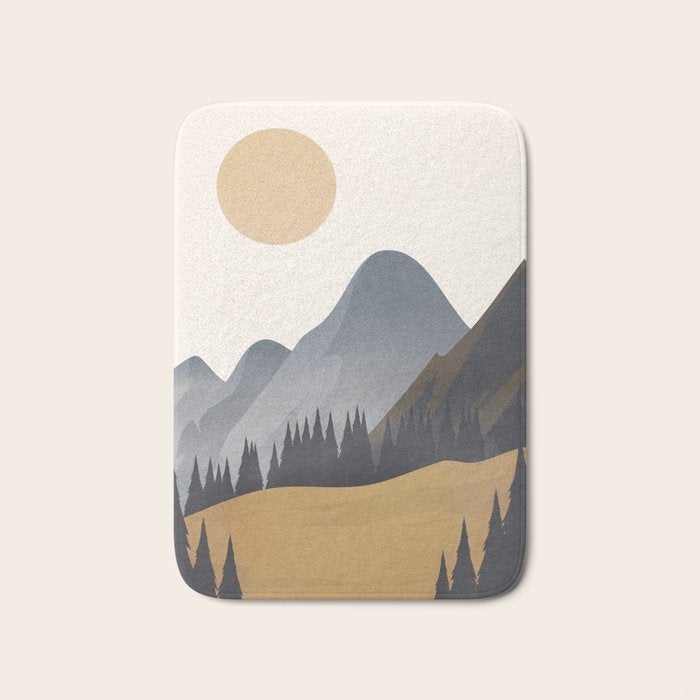 Minimalistic Landscape VI Bath Mat Gallery Image 1