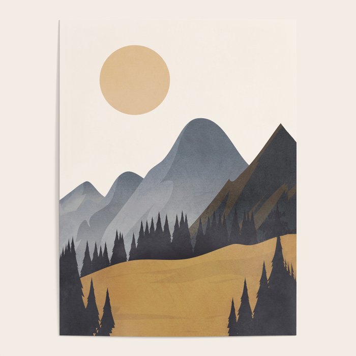 Minimalistic Landscape VI Poster Gallery Image 4