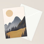 Minimalistic Landscape VI Stationery Card Gallery Image 2
