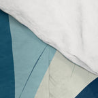 Blooming in Floral Blue and Green Comforter Gallery Image 4
