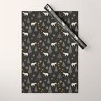 Modern Dark Christmas  Wrapping Paper Gallery Image 1