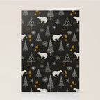 Modern Dark Christmas  Stationery Card Gallery Image 2