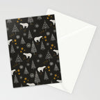 Modern Dark Christmas  Stationery Card Gallery Image 2