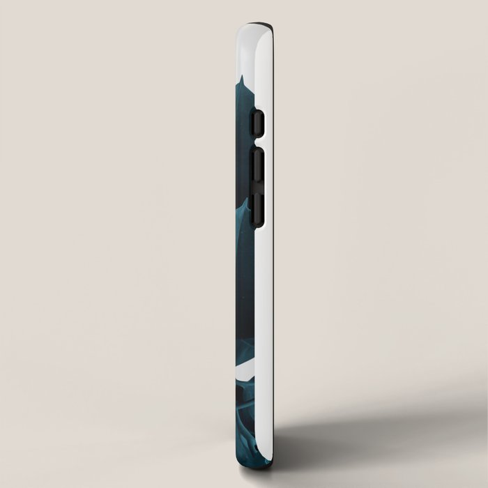 Blush & Blue Leaves iPhone Case Gallery Image 2
