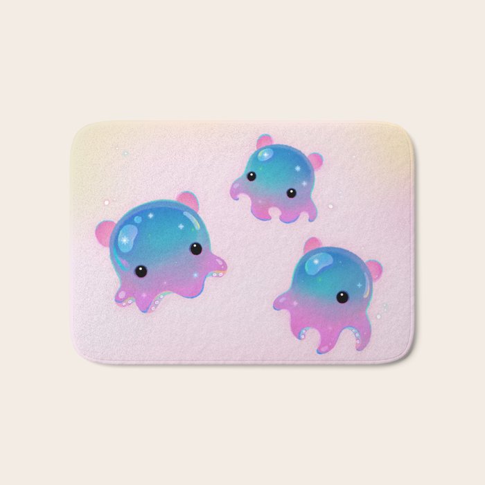 Grimpoteuthis (Dumbo Octopus) Bath Mat Gallery Image 1