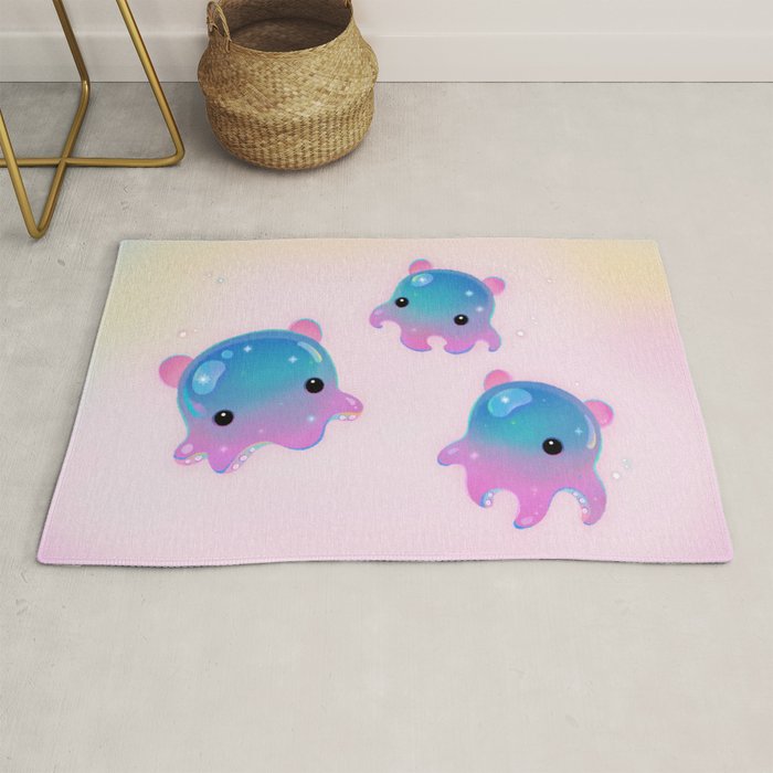 Grimpoteuthis (Dumbo Octopus) Rug Gallery Image 1