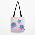 Grimpoteuthis (Dumbo Octopus) Tote Bag Gallery Image 2