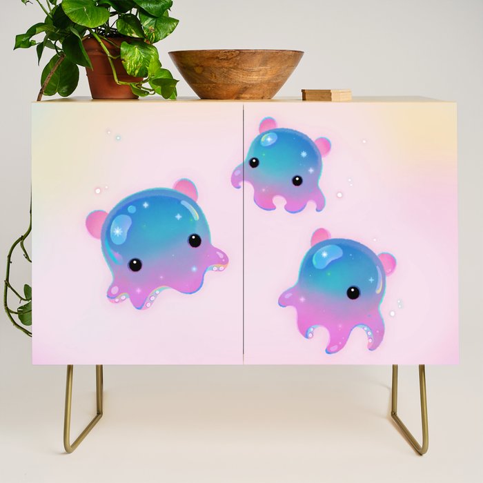 Grimpoteuthis (Dumbo Octopus) Credenza Gallery Image 1