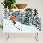Skiing The Clear Leader Credenza Gallery Image 1