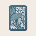 Sea Turtle Swim - Dark Bath Mat Gallery Image 1