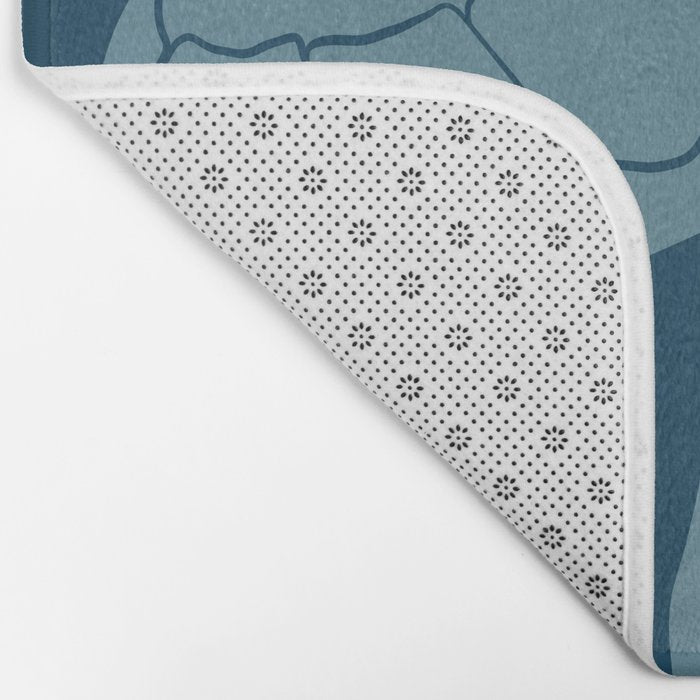 Sea Turtle Swim - Dark Bath Mat Gallery Image 2