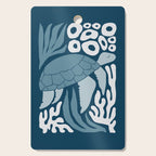 Sea Turtle Swim - Dark Cutting Board Gallery Image 1