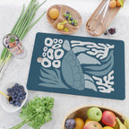 Sea Turtle Swim - Dark Cutting Board Gallery Image 2