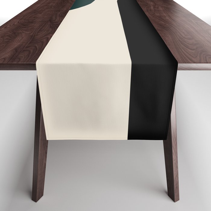 Modern Minimal Arch Abstract LXXXIV Table Runner Gallery Image 1