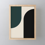 Modern Minimal Arch Abstract LXXXIV Mini Art Print Gallery Image 1