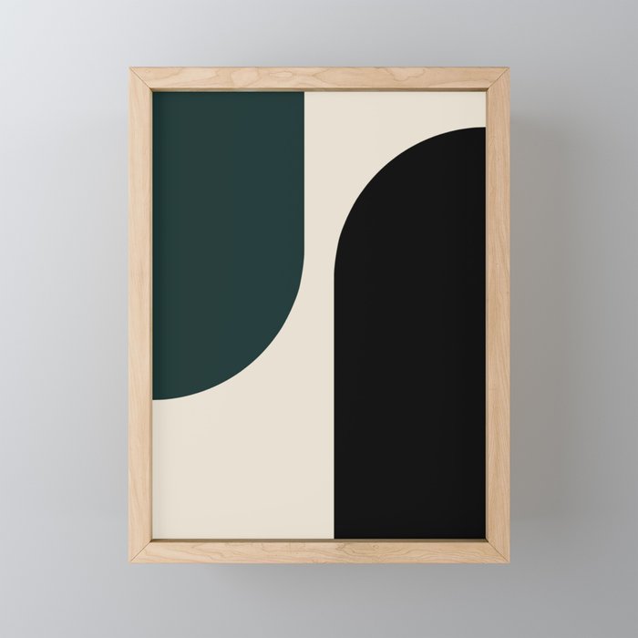 Modern Minimal Arch Abstract LXXXIV Mini Art Print Gallery Image 1