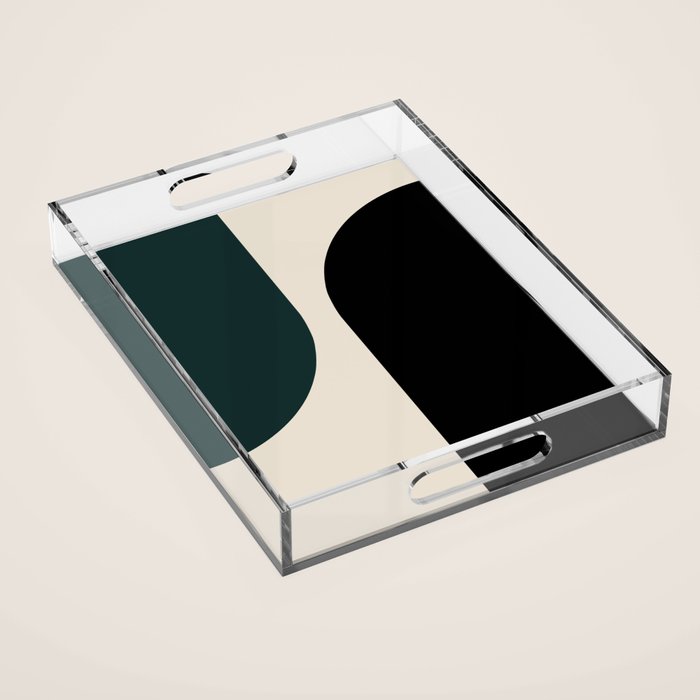 Modern Minimal Arch Abstract LXXXIV Acrylic Tray Gallery Image 1