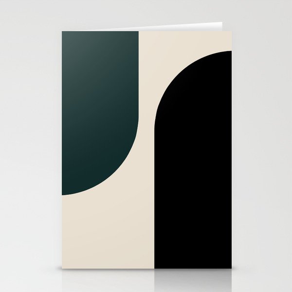 Modern Minimal Arch Abstract LXXXIV Stationery Card Gallery Image 2