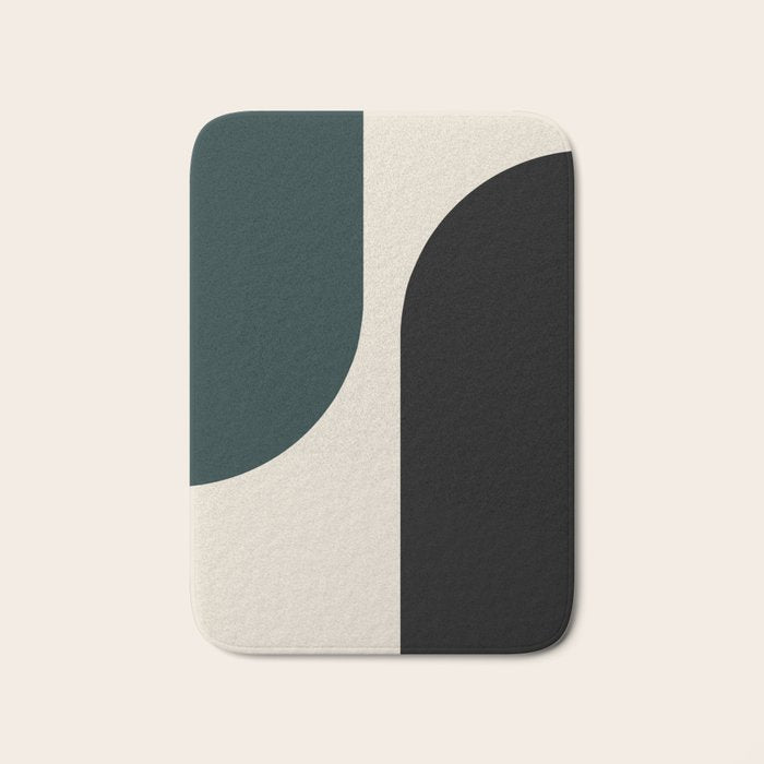 Modern Minimal Arch Abstract LXXXIV Bath Mat Gallery Image 1