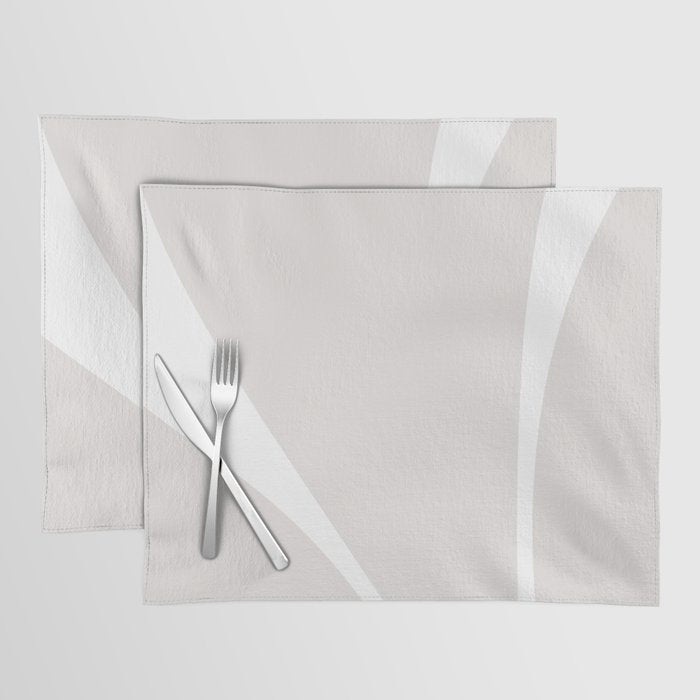 Minimalist Plant Abstract XLIII Placemat Gallery Image 1