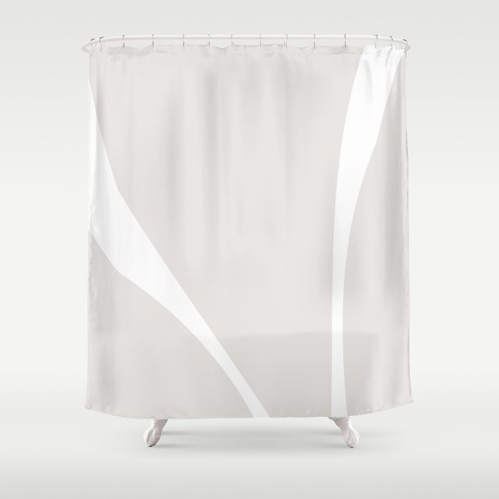 Minimalist Plant Abstract XLIII Shower Curtain Gallery Image 1