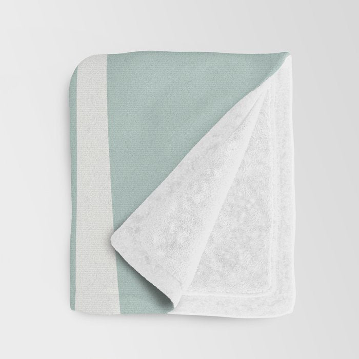 Minimalist Plant Abstract XXXVII Throw Blanket Gallery Image 3