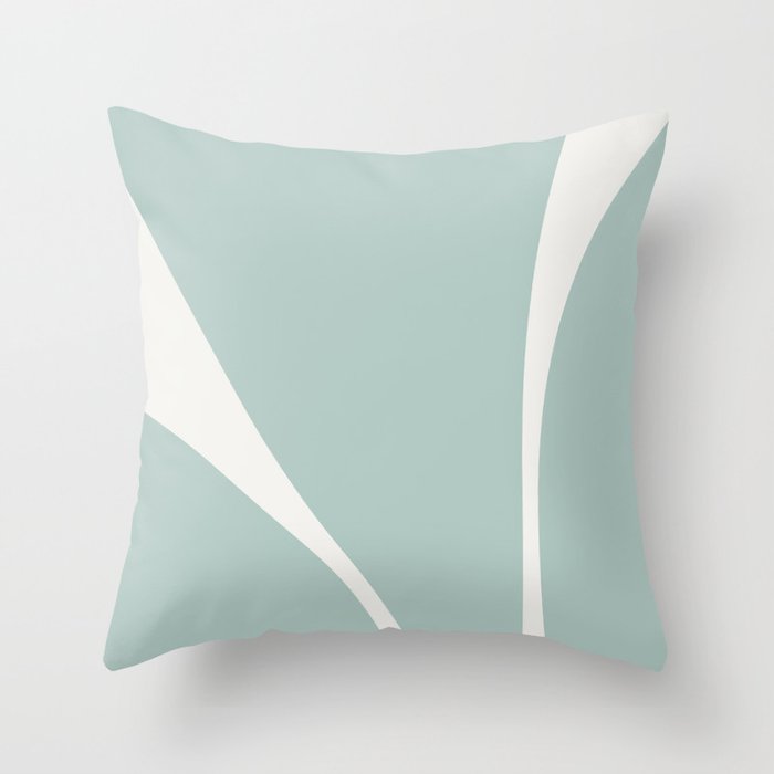 Minimalist Plant Abstract XXXVII Throw Pillow Gallery Image 1