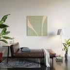 Minimalist Plant Abstract XXXVII Wood Wall Art Gallery Image 2