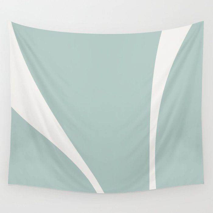 Minimalist Plant Abstract XXXVII Wall Tapestry Gallery Image 1