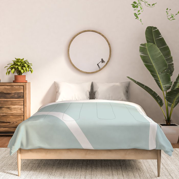 Minimalist Plant Abstract XXXVII Comforter Gallery Image 3