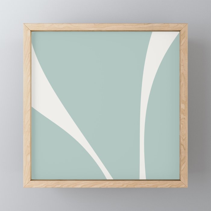 Minimalist Plant Abstract XXXVII Mini Art Print Gallery Image 1