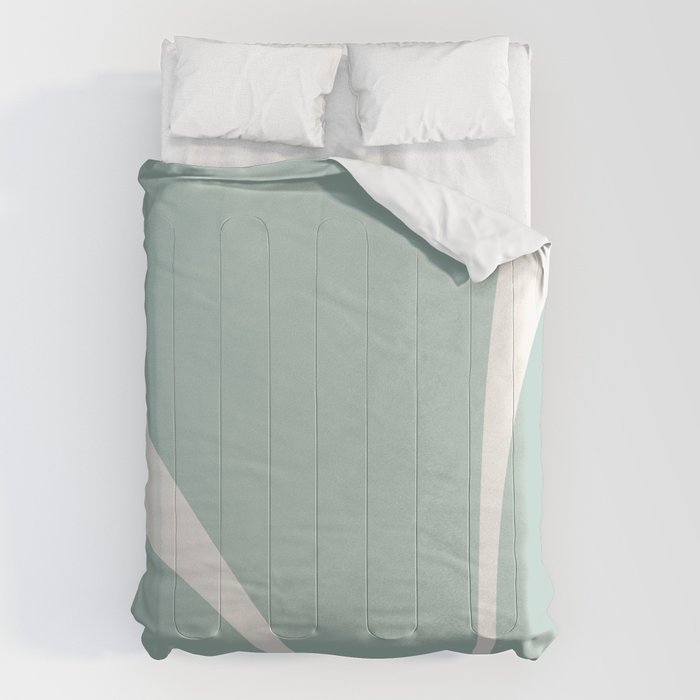 Minimalist Plant Abstract XXXVII Comforter Gallery Image 6