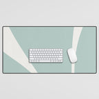 Minimalist Plant Abstract XXXVII Desk Mat Gallery Image 1