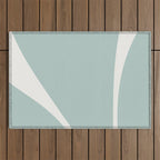 Minimalist Plant Abstract XXXVII Outdoor Rug Gallery Image 1