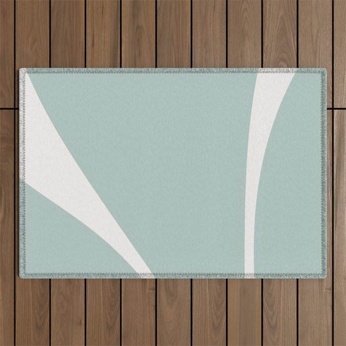 Minimalist Plant Abstract XXXVII Outdoor Rug Gallery Image 1