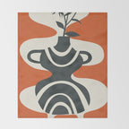 Vase of Tranquility 2 Throw Blanket Gallery Image 2