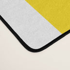 Large Yellow And White Stripes Fresh Mood #decor #society6 #buyart Desk Mat Gallery Image 4