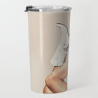These Boots - Neutral Beige Travel Mug Gallery Image 3