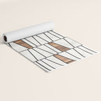 Mid-Century Modern Pattern No.4 - Concrete and Wood Yoga Mat Gallery Image 2