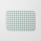 Clovers XXXI Sage Green Botanical Pattern Bath Mat Gallery Image 1