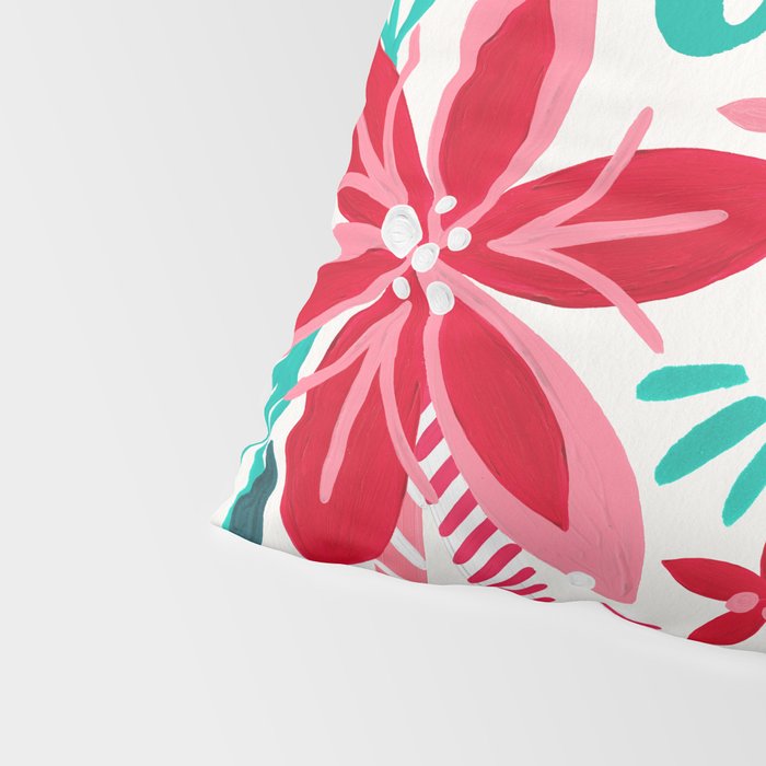 Fa La La Bouquet - White Pillow Sham Gallery Image 4