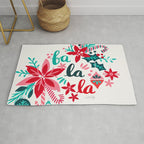 Fa La La Bouquet - White Rug Gallery Image 1