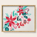Fa La La Bouquet - White Serving Tray Gallery Image 1